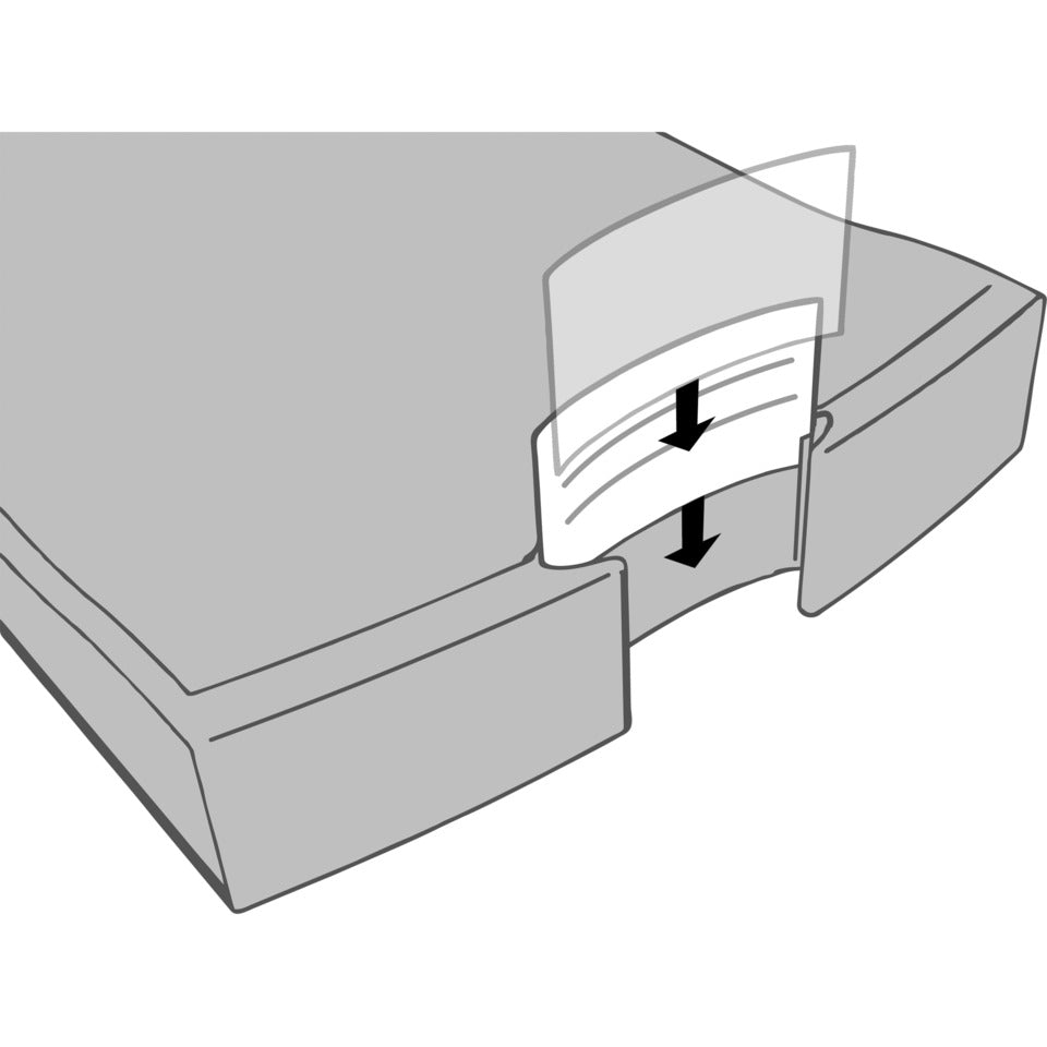 Schubladenbox IMPULS, DIN A4/C4, 4 geschlossene Schubladen, schwarz HAN 1012-13D HAN 1012-13 geschlossen