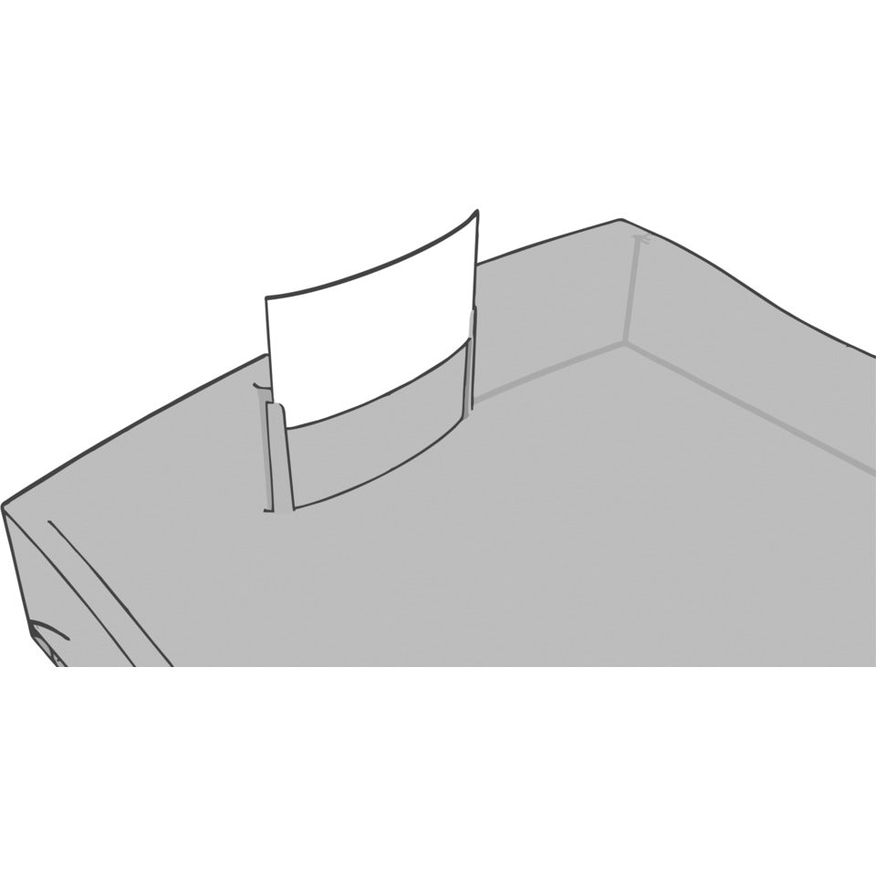 Schubladenbox IMPULS, A4/C4, 4 geschlossene Schubladen, lichtgrau/transl.-blau HAN 1012-64D HAN 1012-64 geschlossen