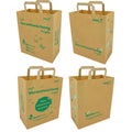 Papier-Tragetasche think green, 22 x 31 x 10cm, 80g/m², RNK 407200 RNK 407200 22x31+10cm 80g