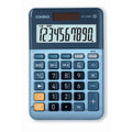 Tischrechner, Gewinnberechnung, Währungsumrechnung, 10-stellig, edle Alumimium-Front CASIO MS-100EM CASIO MS-100EM Solar/Batterie 103x147x29