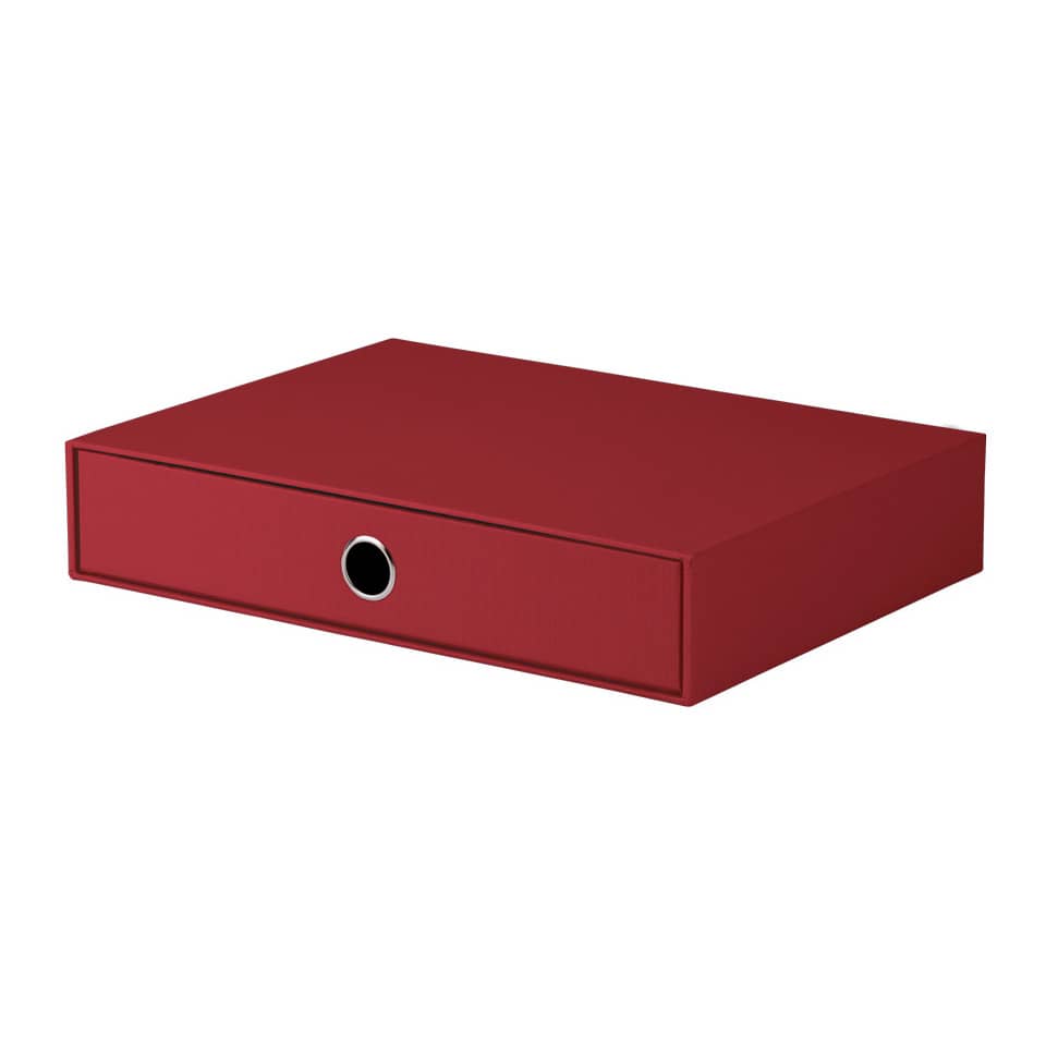 Schubladenbox Soho, A4, 4er, rot RÖSSLER 1524452360