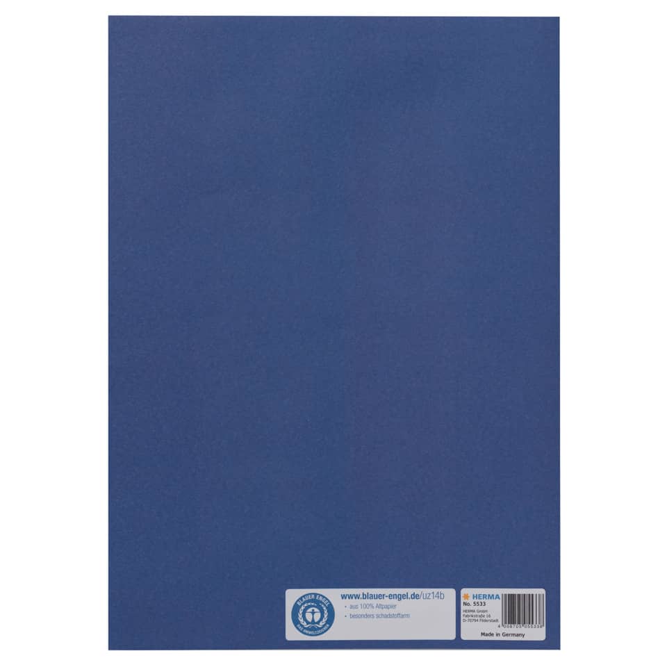 Heftschoner, A4, Papier, dunkelblau HERMA 5533 HERMA 5533 Papier