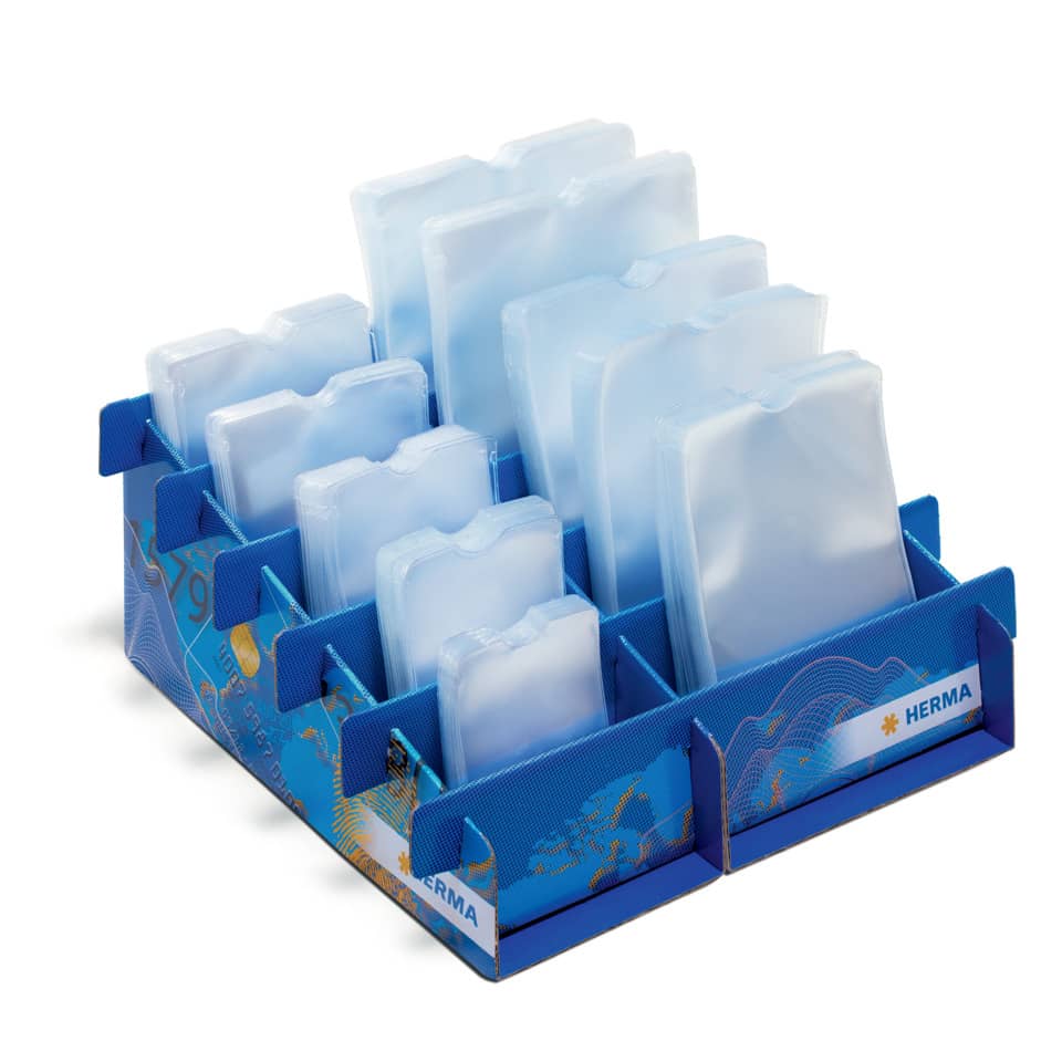 Ausweishüllen-Display, 300 Stück, sortiert HERMA 5000 HERMA 5000  300St sort.