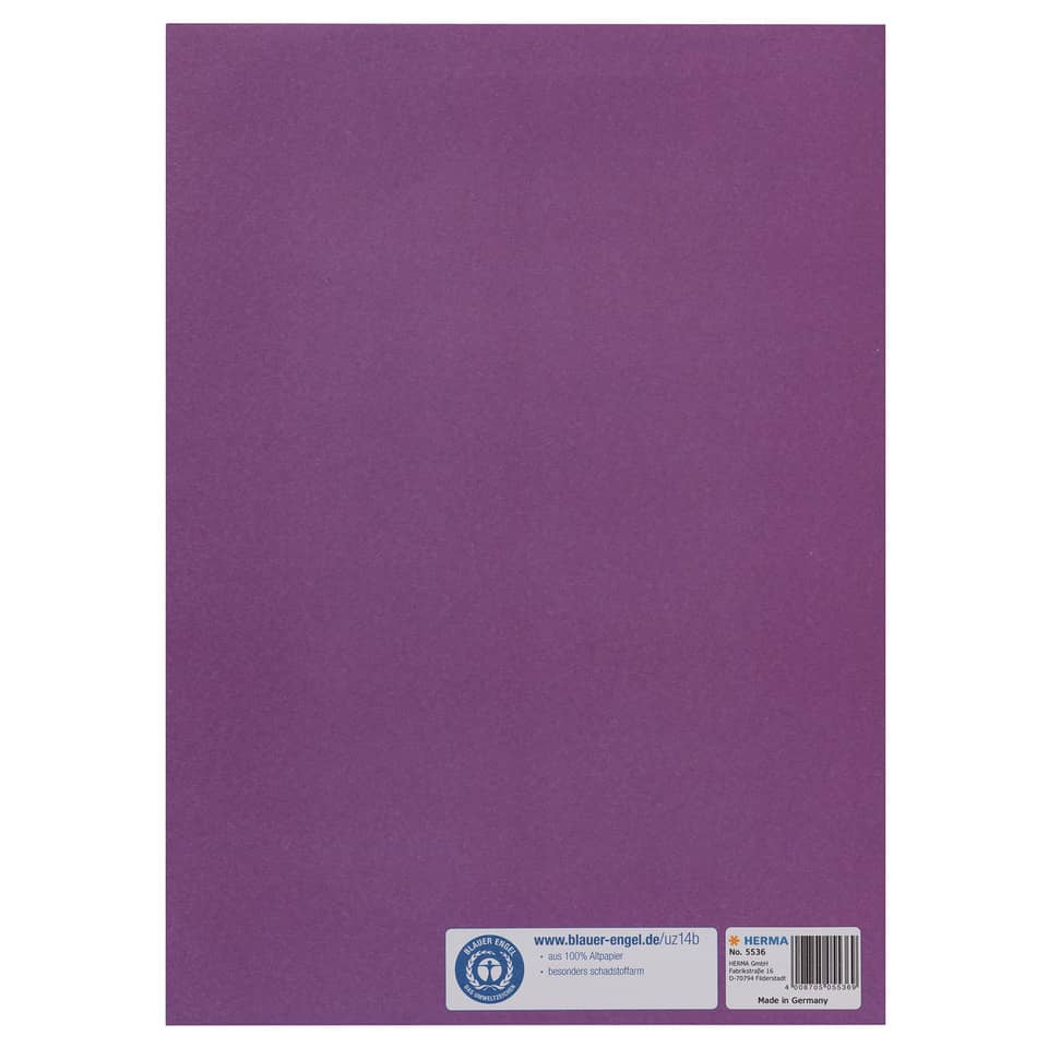 Heftschoner, A4, Papier, violett HERMA 5536 HERMA 5536 Papier