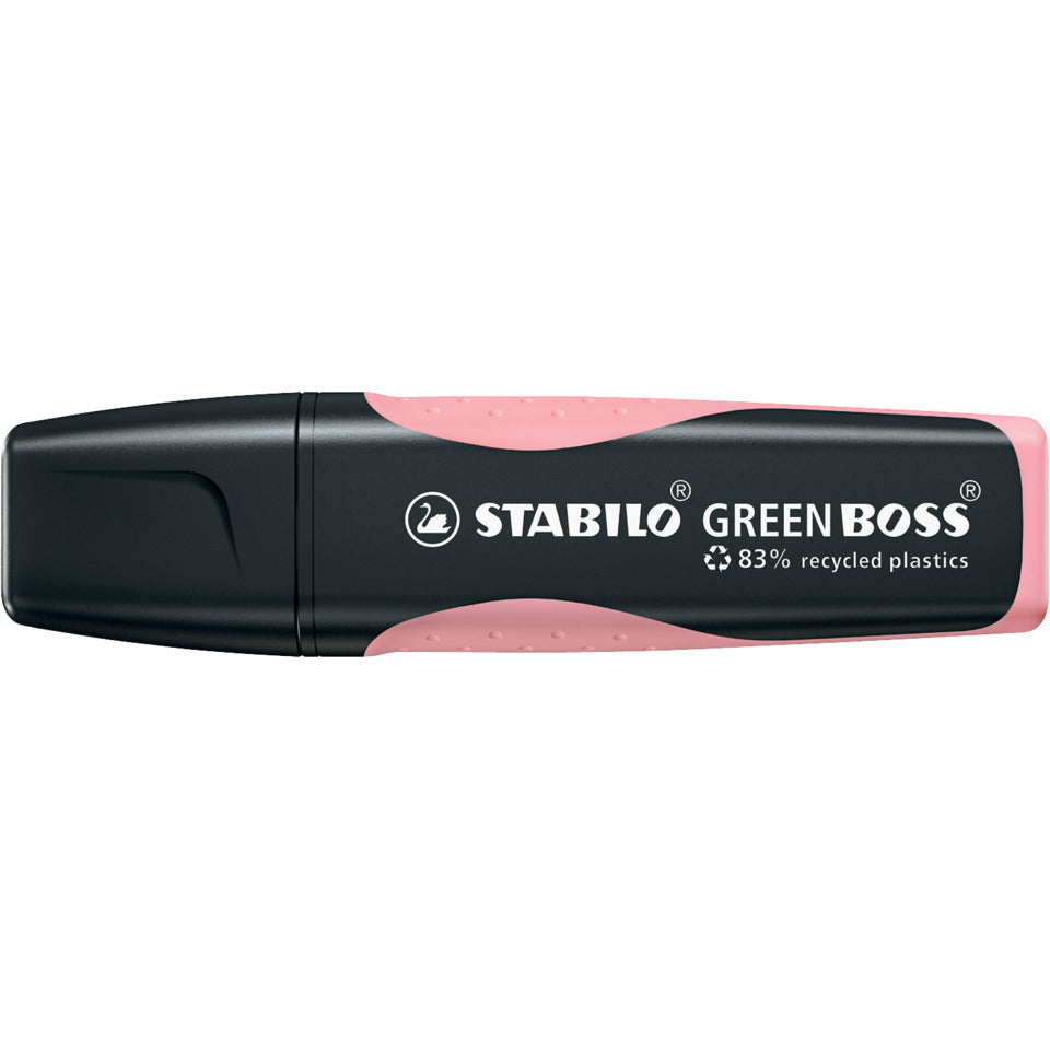 Textmarker GREEN BOSS® Pastel, 2-5mm, rosiges Rouge STABILO 6070/129