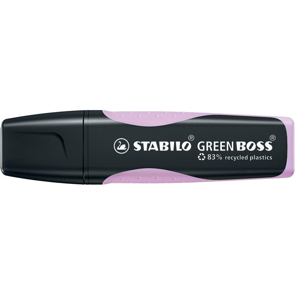 Textmarker GREEN BOSS® Pastel, 2-5mm, Schimmer von Lila STABILO 6070/155