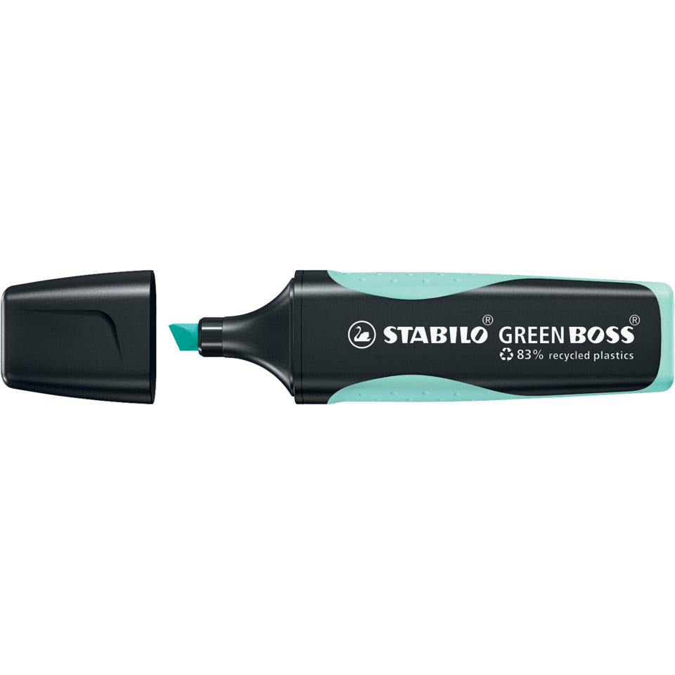 Textmarker GREEN BOSS® Pastel, 2-5mm, zartes Türkis STABILO 6070/113