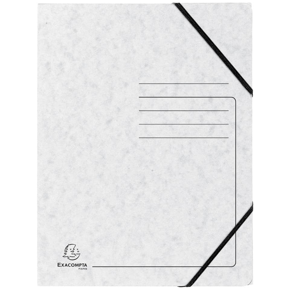 Sammelmappe, A4, 355g/m², Colorspan, weiß EXACOMPTA 555406E EXACOMPTA 555406E Colorspan
