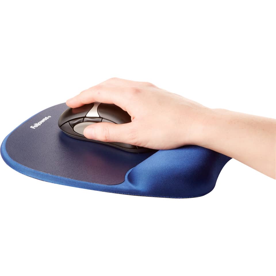 Handgelenkauflage Memory Foam, Textil, 196 x 230 x 20 mm, saphir FELLOWES 9172801