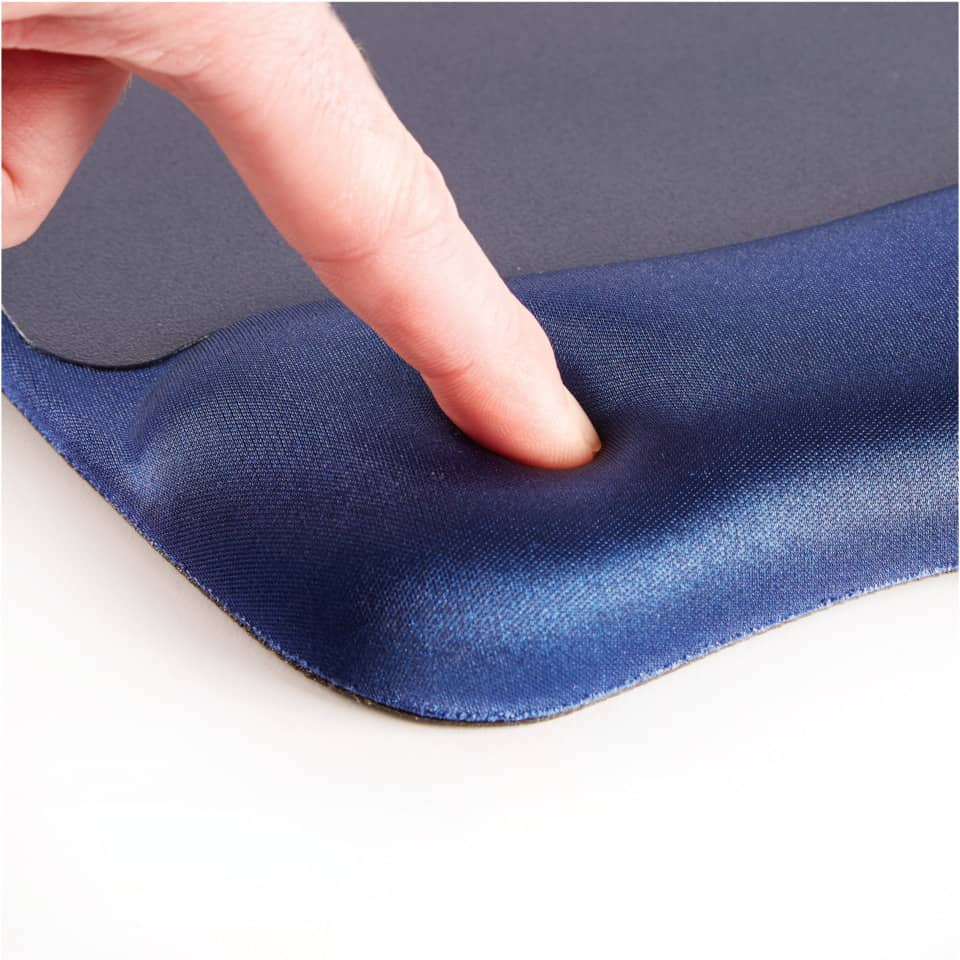 Handgelenkauflage Memory Foam, Textil, 196 x 230 x 20 mm, saphir FELLOWES 9172801