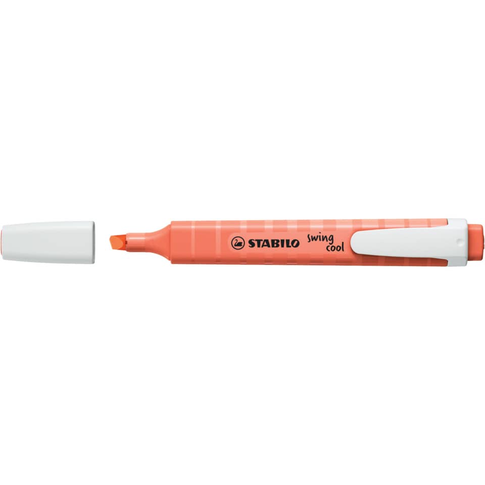 Textmarker swing® cool Pastel, 1-4mm, korallrot STABILO 275/140-8 STABILO 275/140-8  Pastel