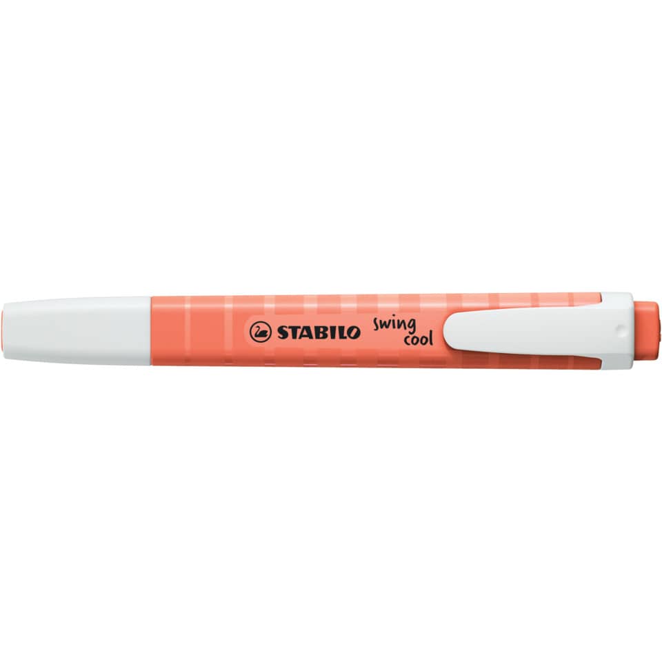 Textmarker swing® cool Pastel, 1-4mm, korallrot STABILO 275/140-8 STABILO 275/140-8  Pastel