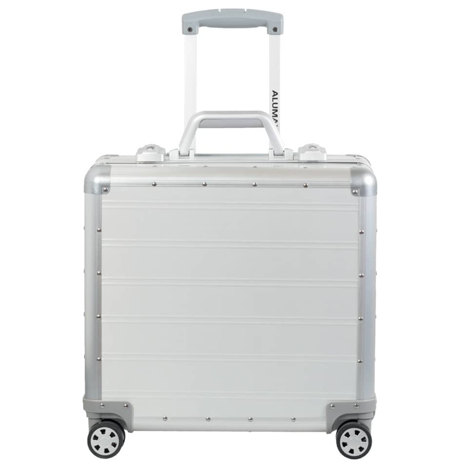 Business Trolley GEMINI Aluminium 42,5 x 40 x 21 cm silber matt ALUMAXX 45172