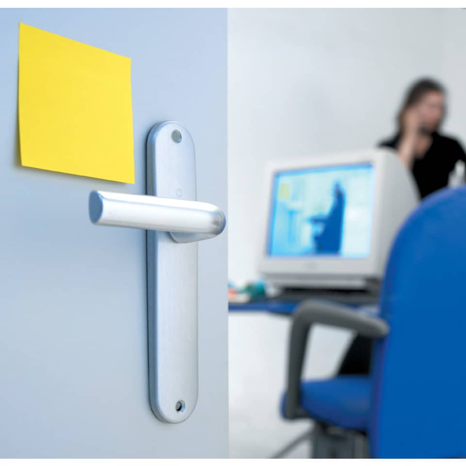 Haftnotizblock Super Sticky Notes, 76 x 76 mm, ultragelb, 6 x 90 Blatt POST-IT 654-S6 POST-IT 654-S6 76x76mm