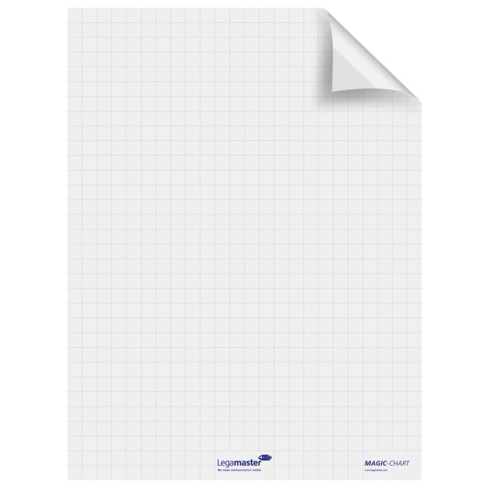 Schreibfolie Magic-Chart Flipchart, 60 x 80cm, 25 Blatt, weiß LEGAMASTER 7-159000 LEGAMASTER 7-159000 60x80cm