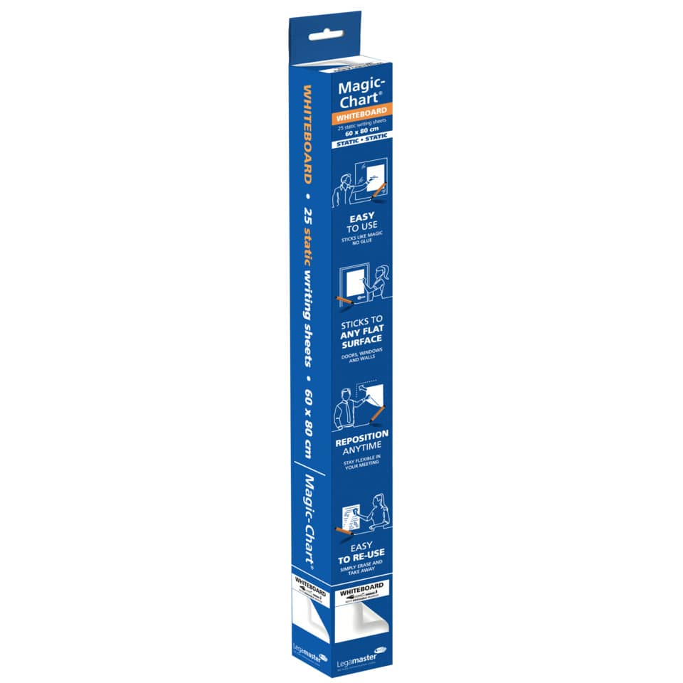 Schreibfolie Magic-Chart Whiteboard, 60 x 80cm, 25 Blatt, weiß LEGAMASTER 7-159100 LEGAMASTER 7-159100 60x80cm