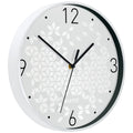 Wanduhr WOW, Kunststoff, 29 cm, weiß LEITZ 9015-00-01