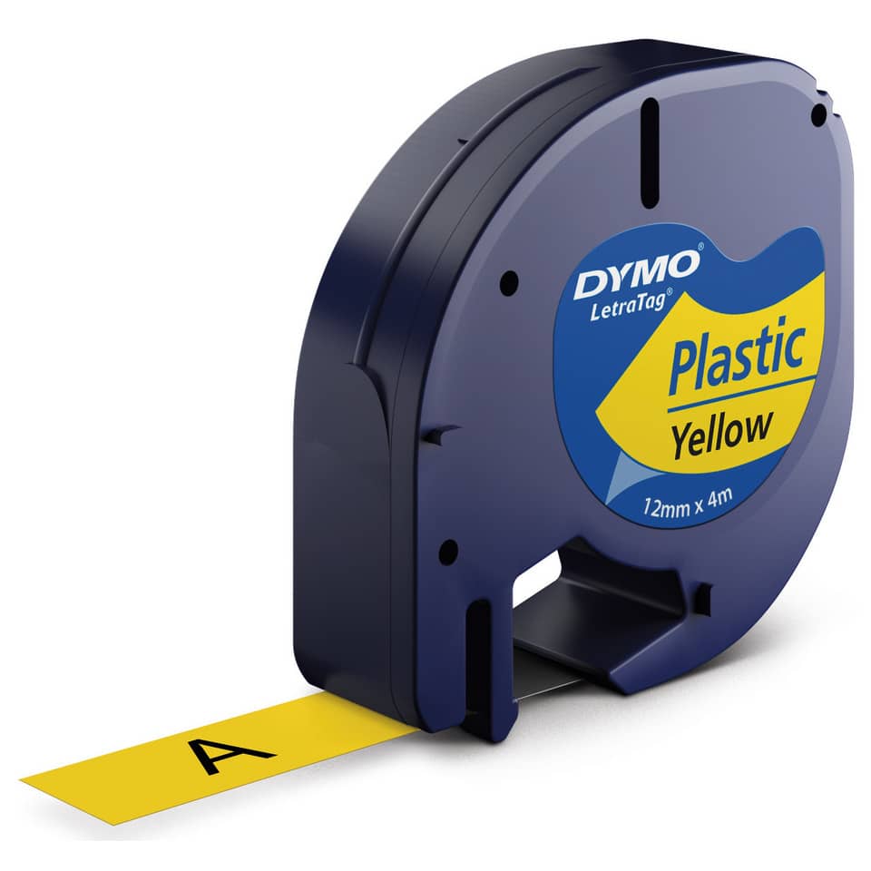 Prägeband, 12mmx4m, gelb DYMO S0721620 DYMO S0721620 12mm 4m