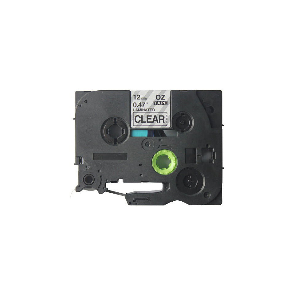 Schriftband, 12mmx8m, schwarz/transparent Q-CONNECT KF18864 Q-CONNECT KF18864 12mm 8m kompatibel
