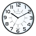 Wanduhr POP schwarz leise schleichende Zeiger Ø 30 cm UNILUX 400094281