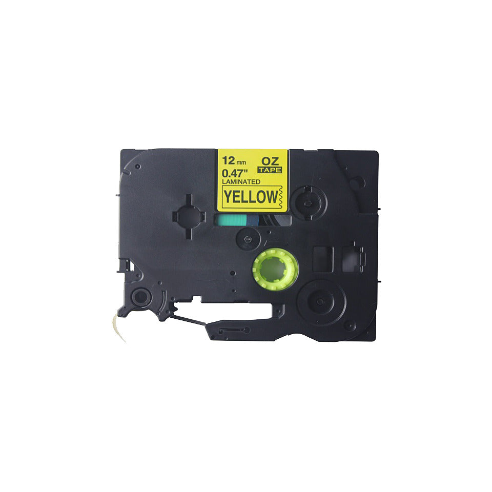 Schriftband, 12mmx8m, schwarz/gelb Q-CONNECT KF18862 Q-CONNECT KF18862 12mm 8m kompatibel