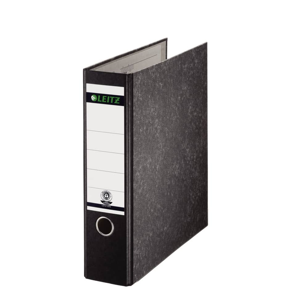Qualitäts-Ordner 180° ohne Schlitze, A4, 80mm, schwarz LEITZ 1070-00-00 LEITZ 10700000 A4 hoch