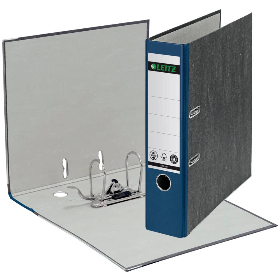 Qualitäts-Ordner 180°, A4, 80mm, blau LEITZ 1080-50-35