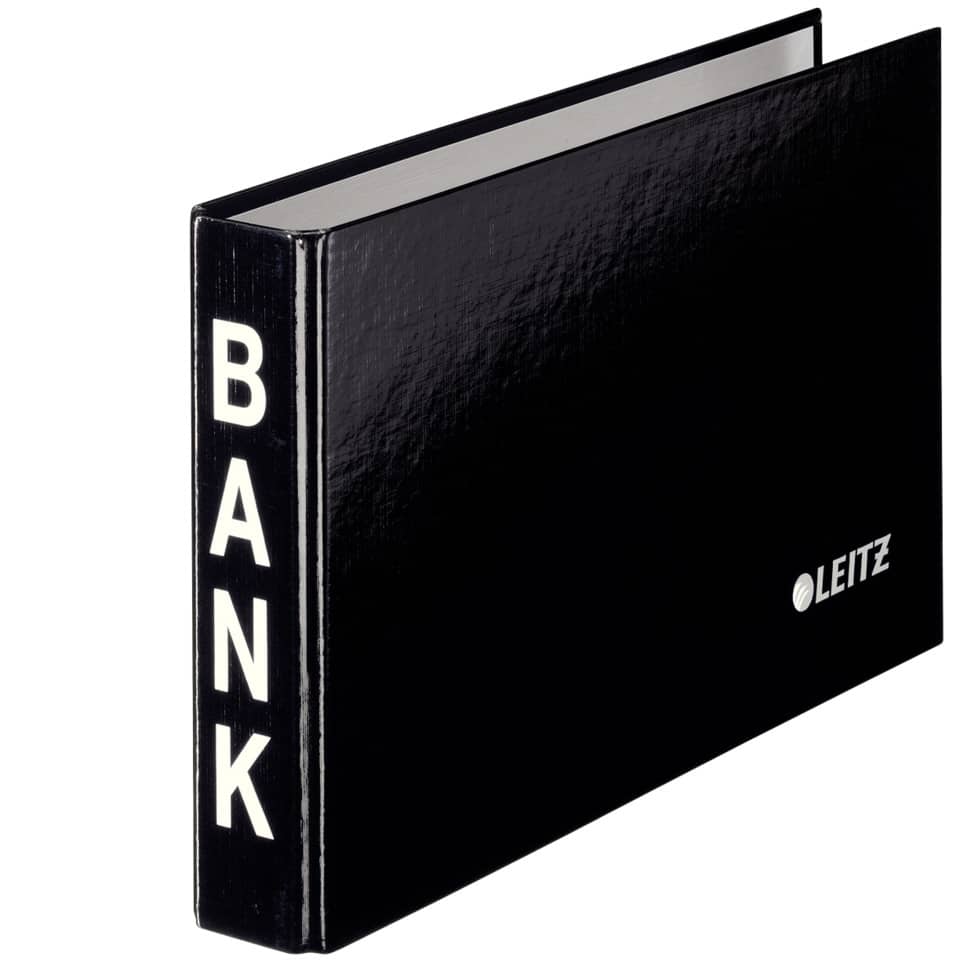 Bankordner, 2-Ring, 35mm, schwarz LEITZ 1002-00-95
