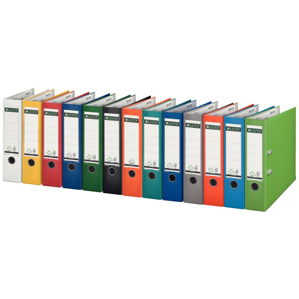 Qualitäts-Ordner 180° Plastik, A4, 80mm, schwarz LEITZ 1010-50-95 LEITZ 1010-50-95 180° Mechanik