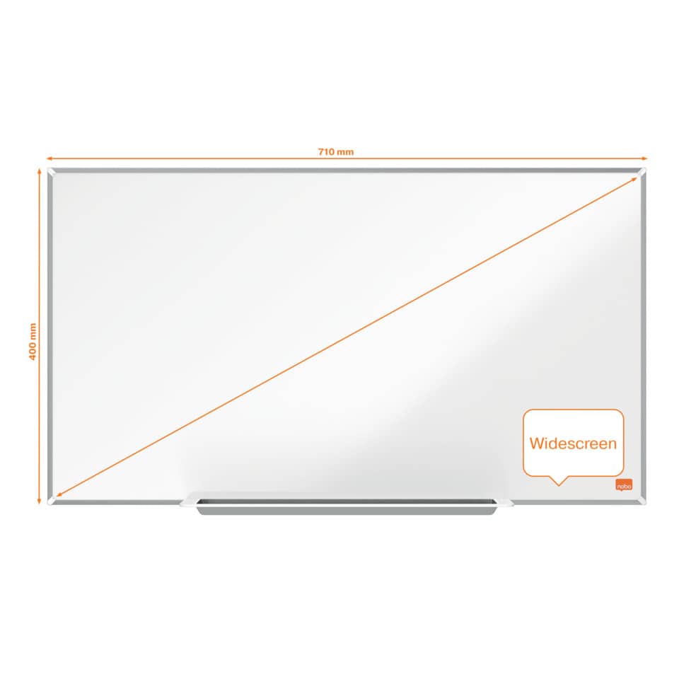 Whiteboard Impression Pro Stahl Widescreen 32", magnetisch, weiß NOBO 1915253 NOBO 1915253 41x72cm