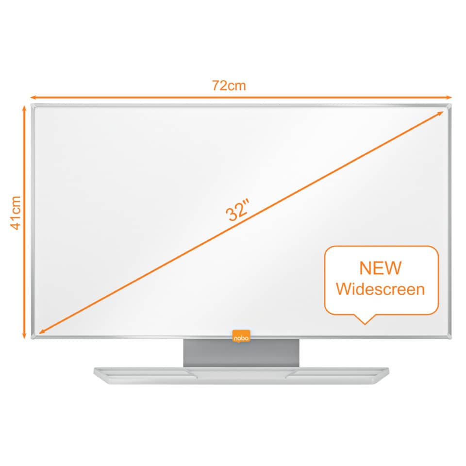 Whiteboard Impression Pro Stahl Widescreen 32", magnetisch, weiß NOBO 1915253 NOBO 1915253 41x72cm
