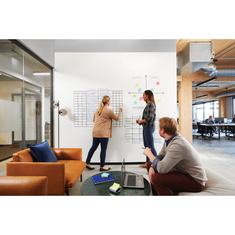 Whiteboardfolie Flex Write Surface, 121,9x182,9cm, weiß POST-IT EE6X4 POST-IT EE 6x4 121,9x182,9cm