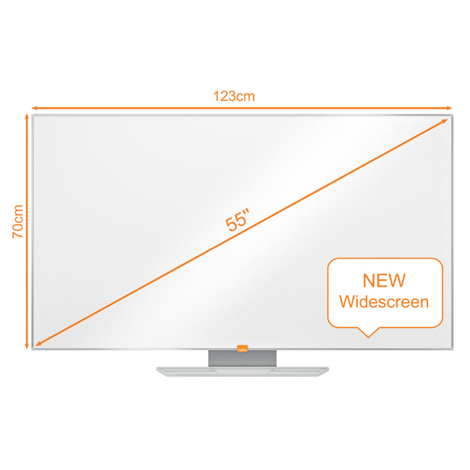 Whiteboard Impression Pro Stahl Widescreen 55", magnetisch, weiß NOBO 1915255 NOBO 1915255 70x123cm
