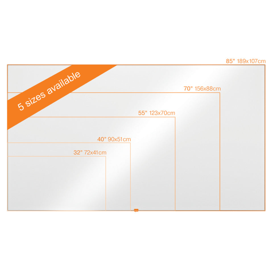Whiteboard Impression Pro Stahl Widescreen 55", magnetisch, weiß NOBO 1915255 NOBO 1915255 70x123cm