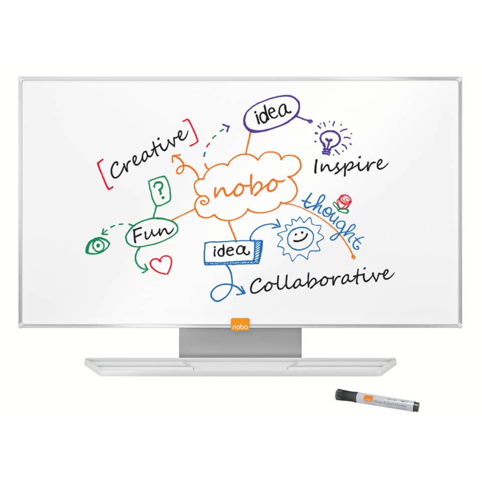 Whiteboard Impression Pro Stahl Widescreen 32", magnetisch, weiß NOBO 1915253 NOBO 1915253 41x72cm
