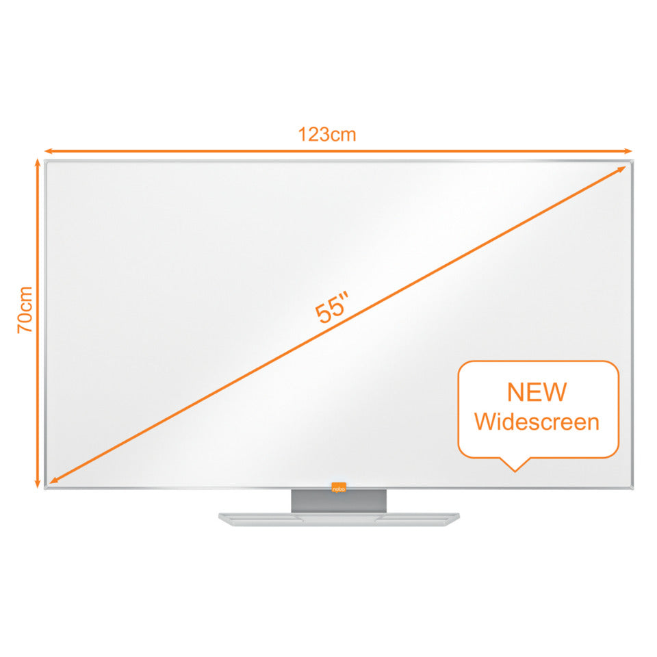 Whiteboard Impression Pro Stahl Widescreen 55", magnetisch, weiß NOBO 1915255 NOBO 1915255 70x123cm