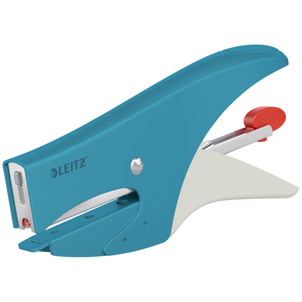 Heftzange Cosy, 15 Blatt, Einlegetiefe 50 mm, blau LEITZ 5645-00-61