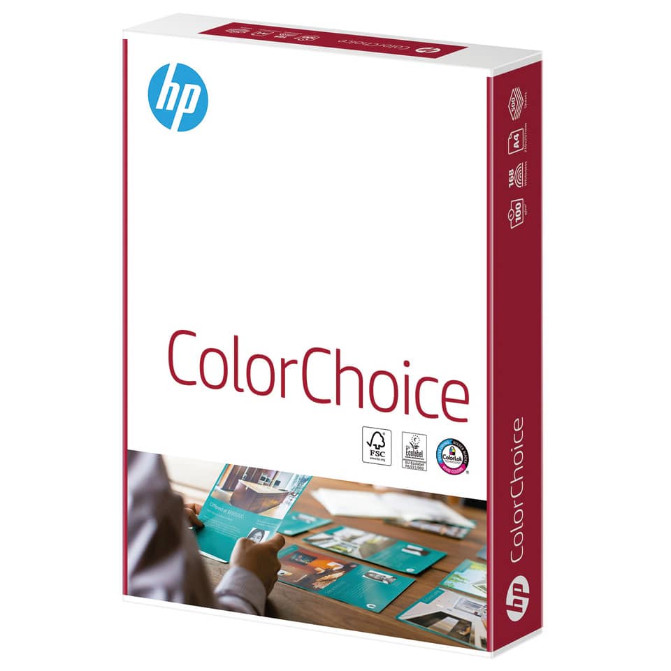 Laserpapier, A4, 100g/m², 500 Blatt, weiß HP CHP751 HP 2100004881 Color Choice 500Bl