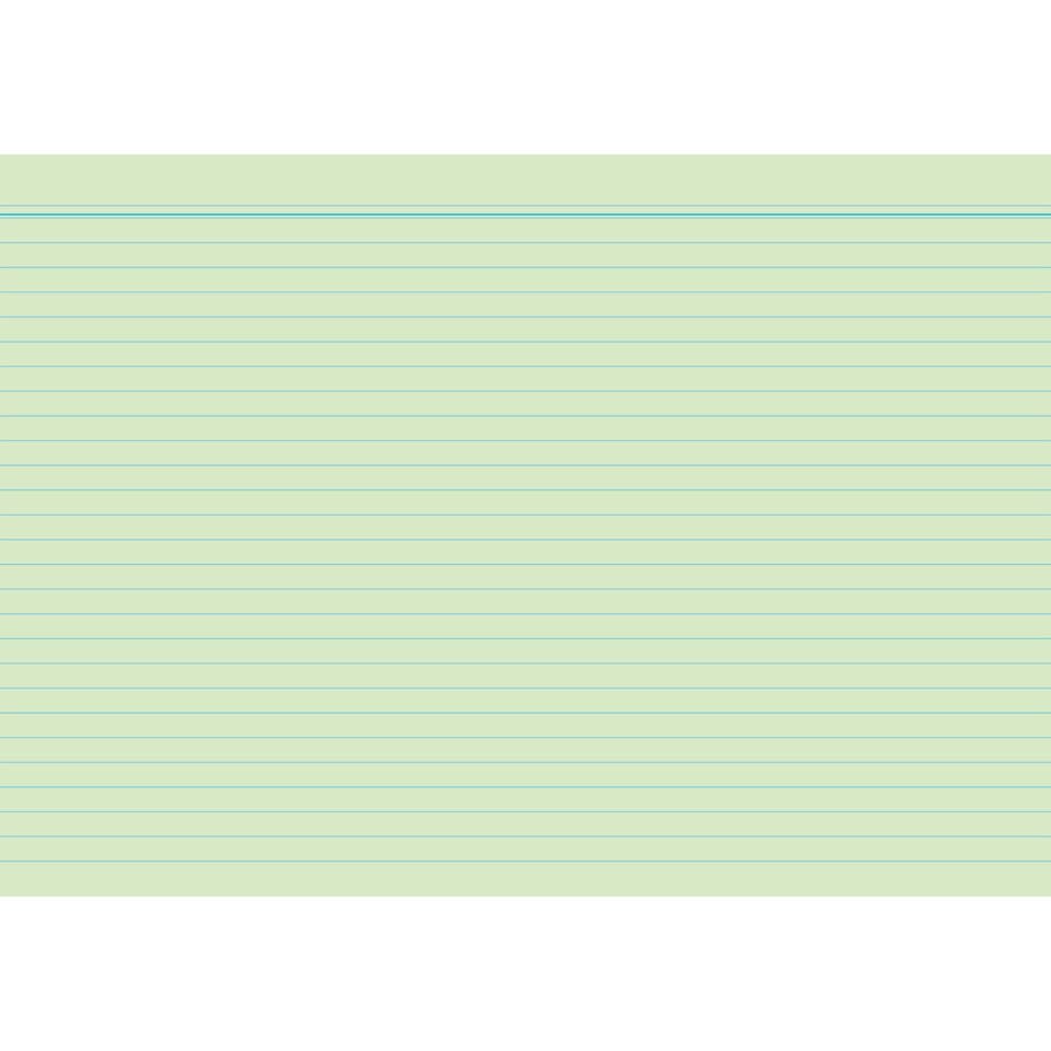 Karteikarte, A6, 170g/m², liniert, 100 Stück, grün RNK 115065 RNK 115065 liniert