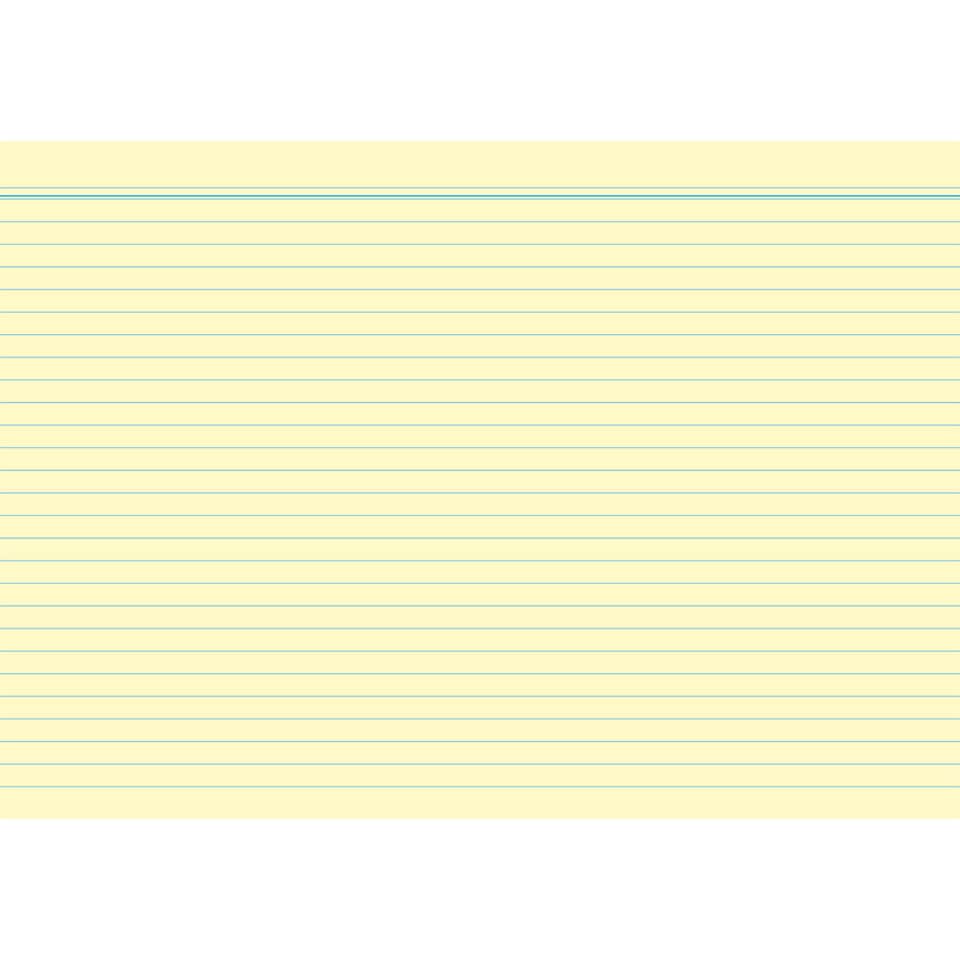 Karteikarte, A8, 170g/m², liniert, 100 Stück, gelb RNK 115081 RNK 115081 liniert