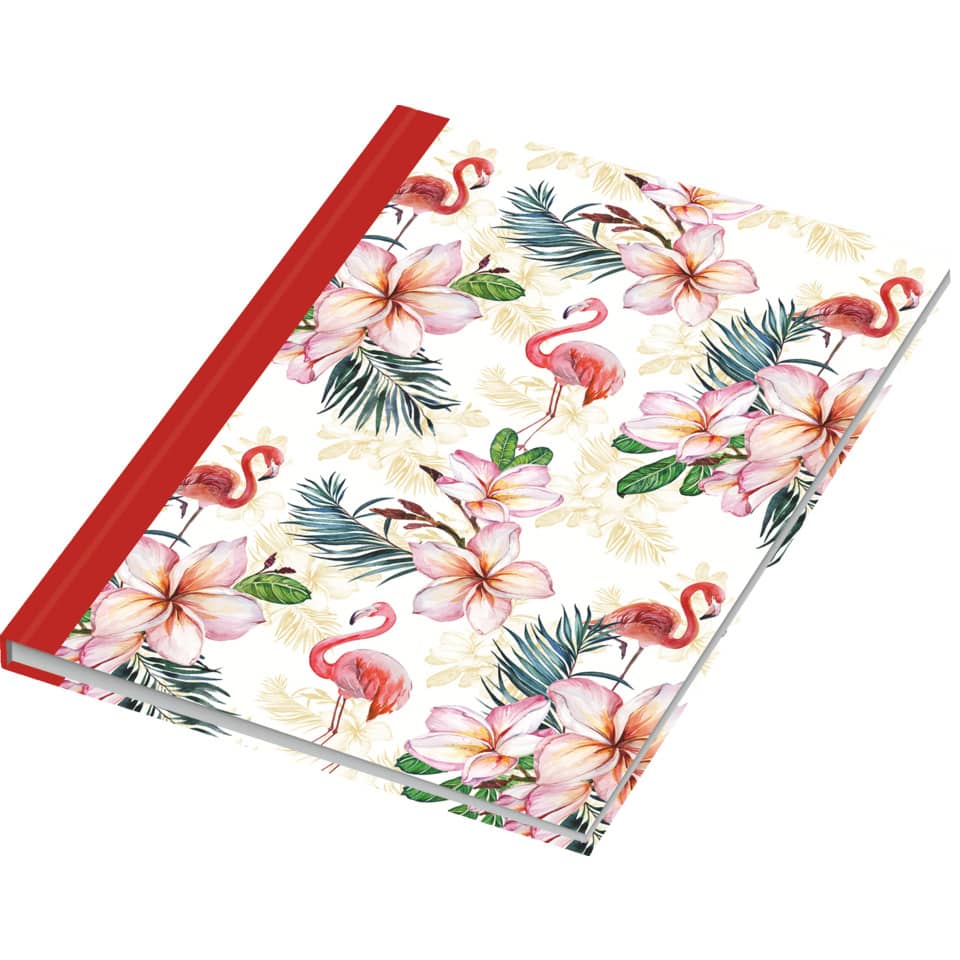 Notizbuch "Flamingo rot", A5, 96 Blatt, dotted RNK 46750 RNK 46750 A5/96BL punktiert