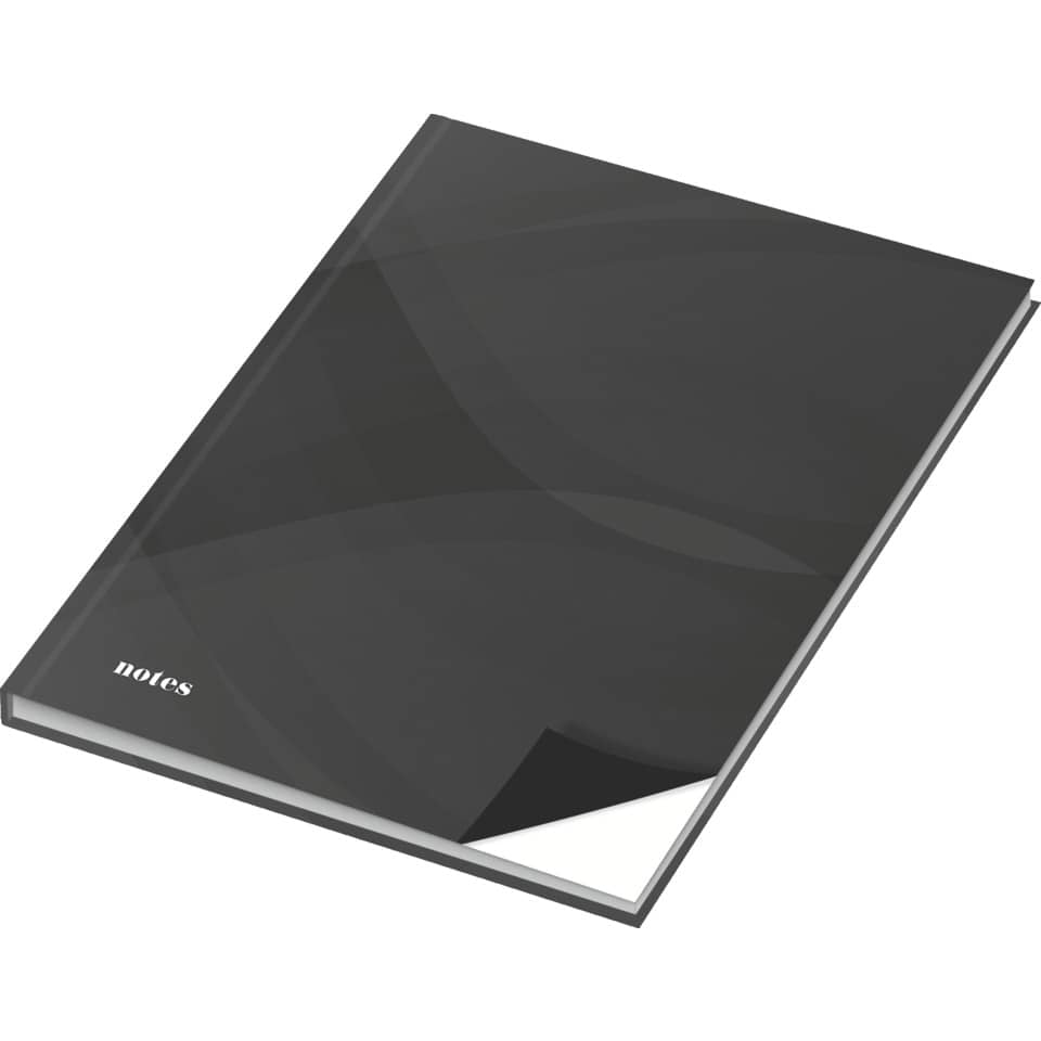 Notizbuch "notes carbon black", A5, 96 Blatt, blanko RNK 46743 RNK 46743  96BL blanko