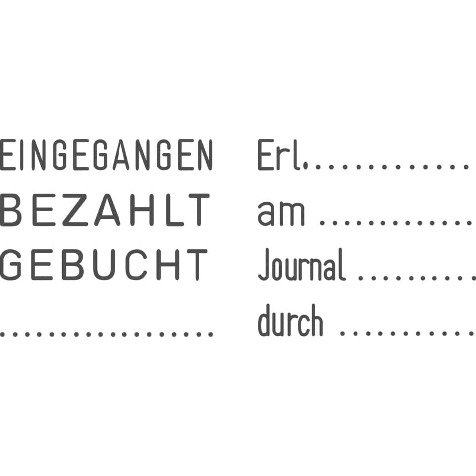 Datumstempel mit Lagertext Professional, 4mm, schwarz TRODAT 5430L