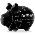 Sparschwein klein "Grillfest", 12,5 x 9 x 9 cm, Keramik KCG 10028814 KCG 101751/10028814 Grillfest