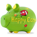 Sparschwein klein "Happy Camper", 12,5 x 9 x 9 cm, Keramik KCG 10031728 KCG 101760/10031728 Happy Camper