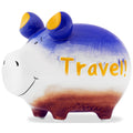 Sparschwein klein "Travel", 12,5 x 9 x 9 cm, Keramik KCG 10029622 KCG 101768/10029622 Travel