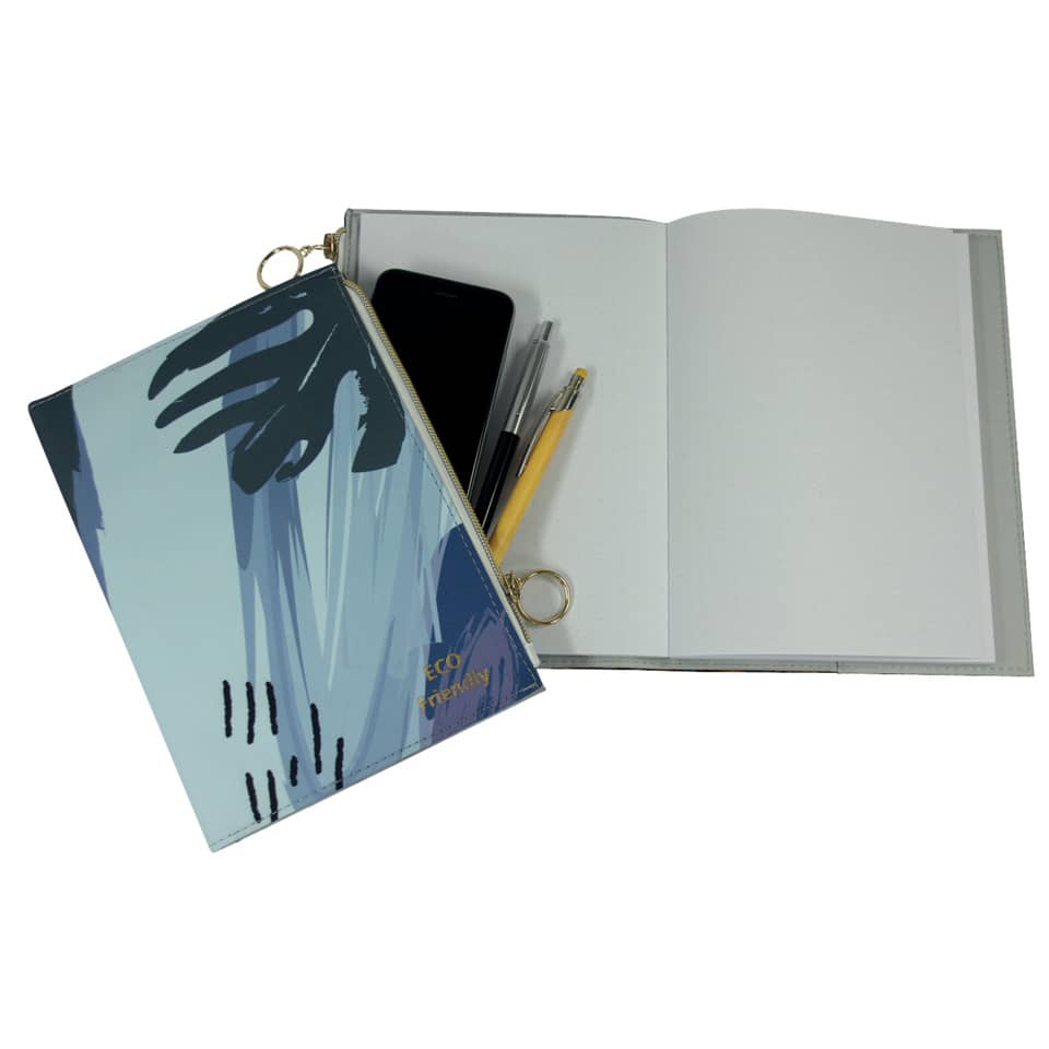 Notizbuch+Schlamperetui, sortiert DONAU 1350100-99