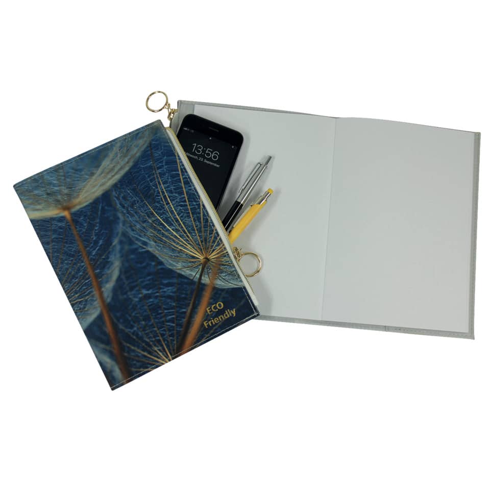 Notizbuch+Schlamperetui, sortiert DONAU 1350100-99