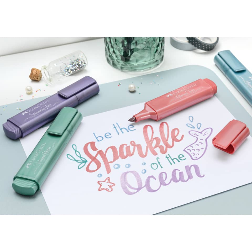 Textmarker Superfluorescent 46, 1-5mm, Metallic rubin FABER CASTELL 154691 FABER-CASTELL 154691