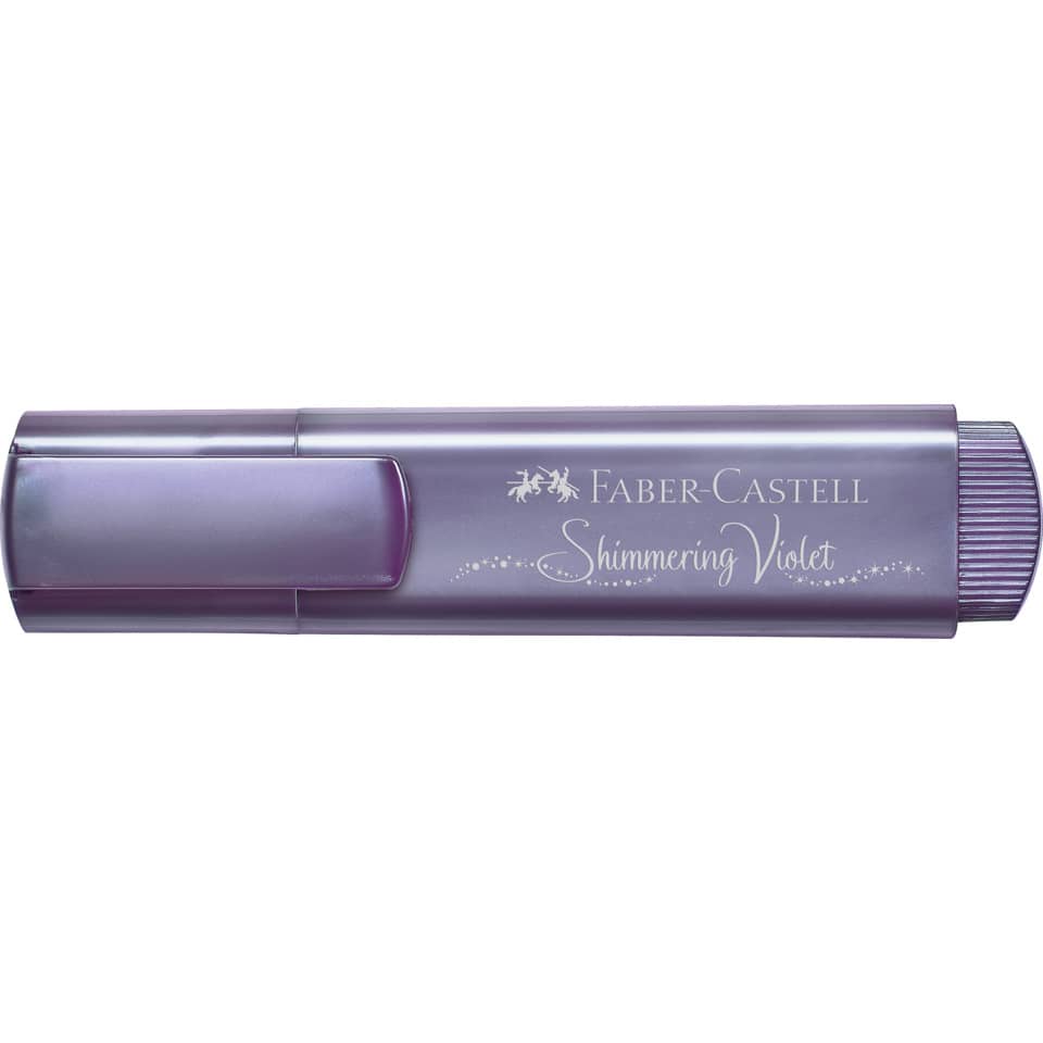 Textmarker Superfluorescent 46, 1-5mm, metallic violett FABER CASTELL 154678